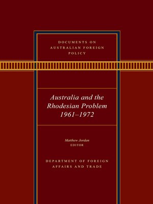 cover image of Documents on Australian Foreign Policy